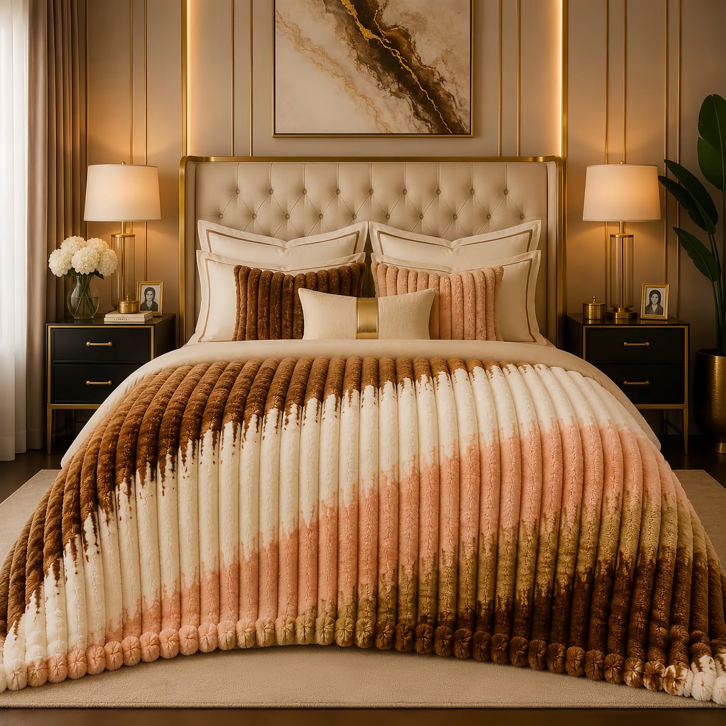 Luxury Puffy Ac blanket (DZN 101)
