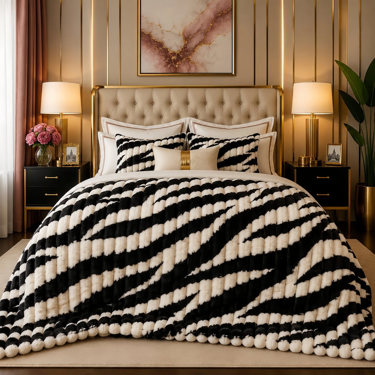 Luxury Puffy Ac blanket (DZN 103)