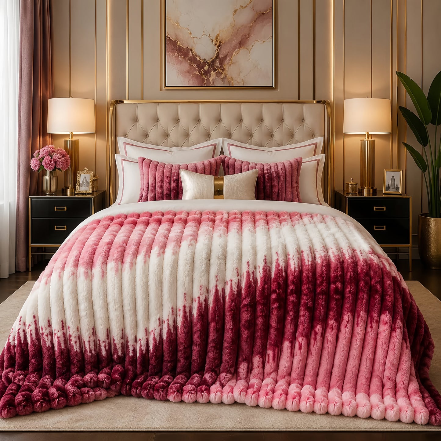 Luxury Puffy Ac blanket (DZN 107)