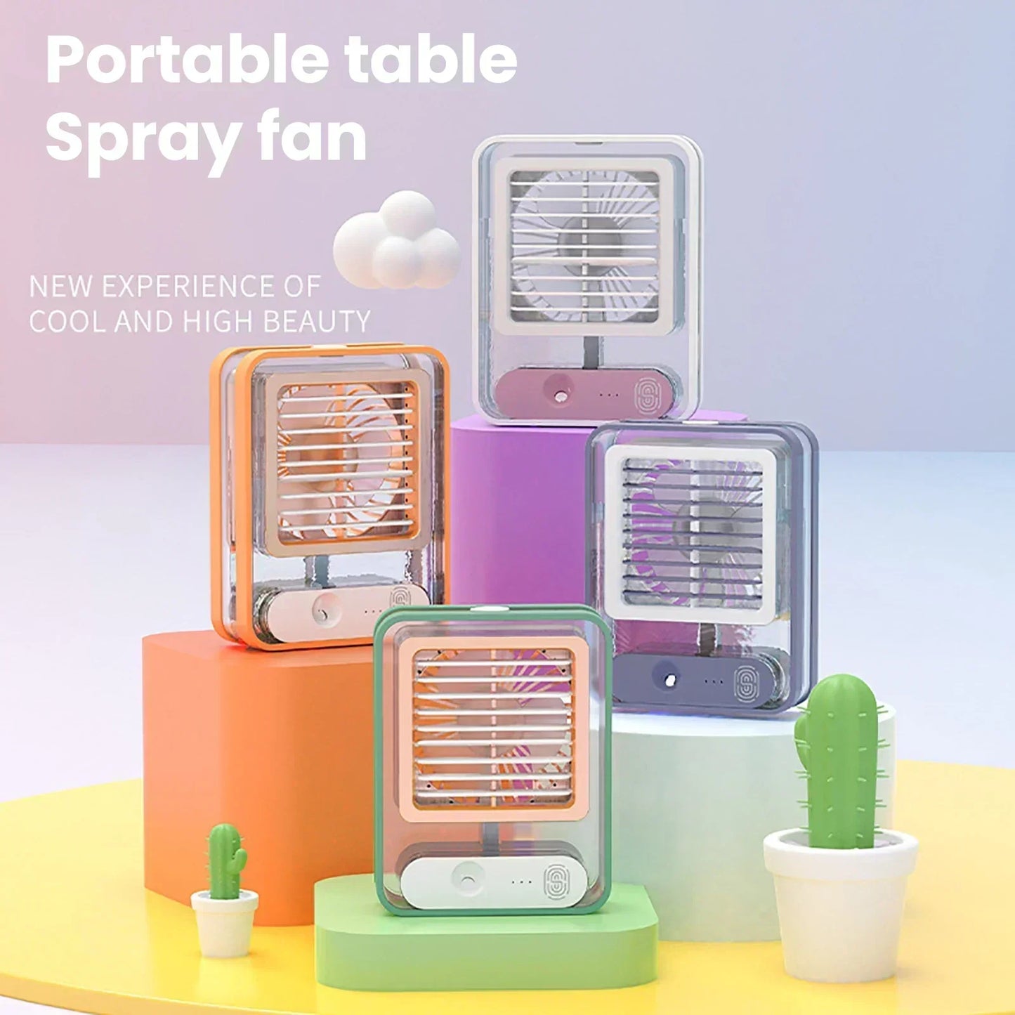 Portable Air Conditioner Usb Mini Air Cooler Fan