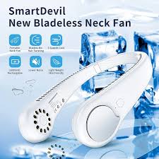 Portable Rechargeable Neck Fan USB