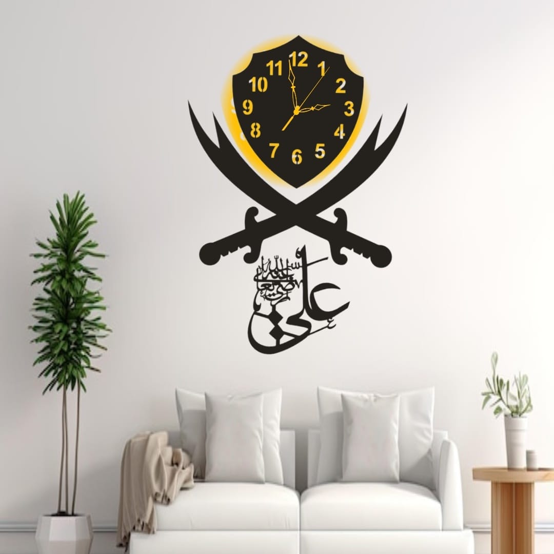 ALI ISLAMIC CLOCK with light