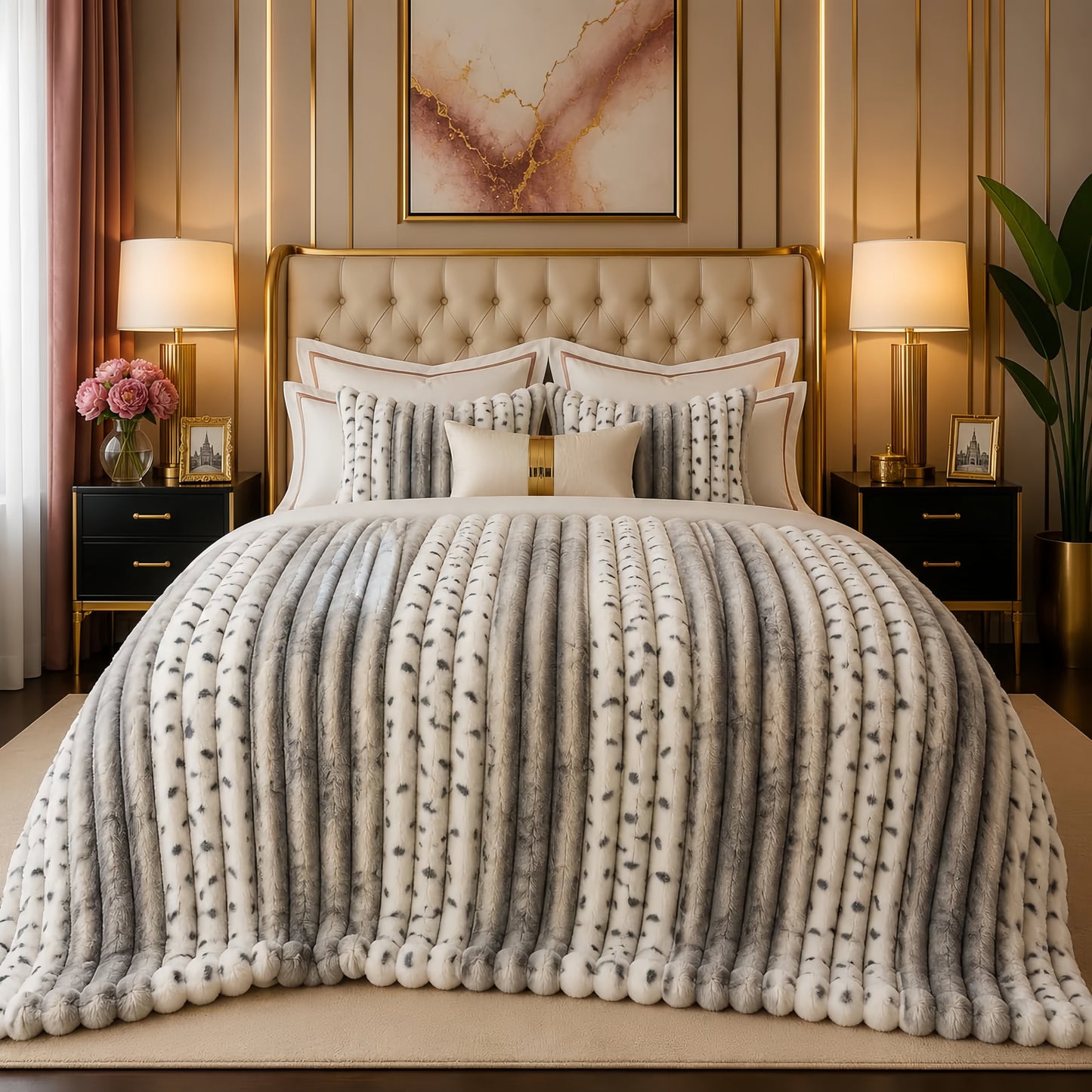 Luxury Puffy Ac blanket (DZN 096)