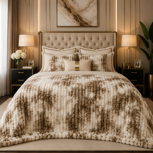 Luxury Puffy Ac blanket (DZN 093)