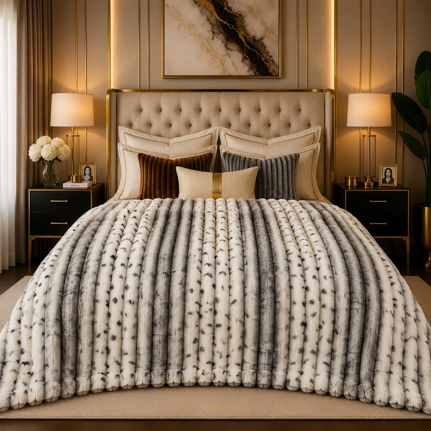 Luxury Puffy Ac blanket (DZN 092)