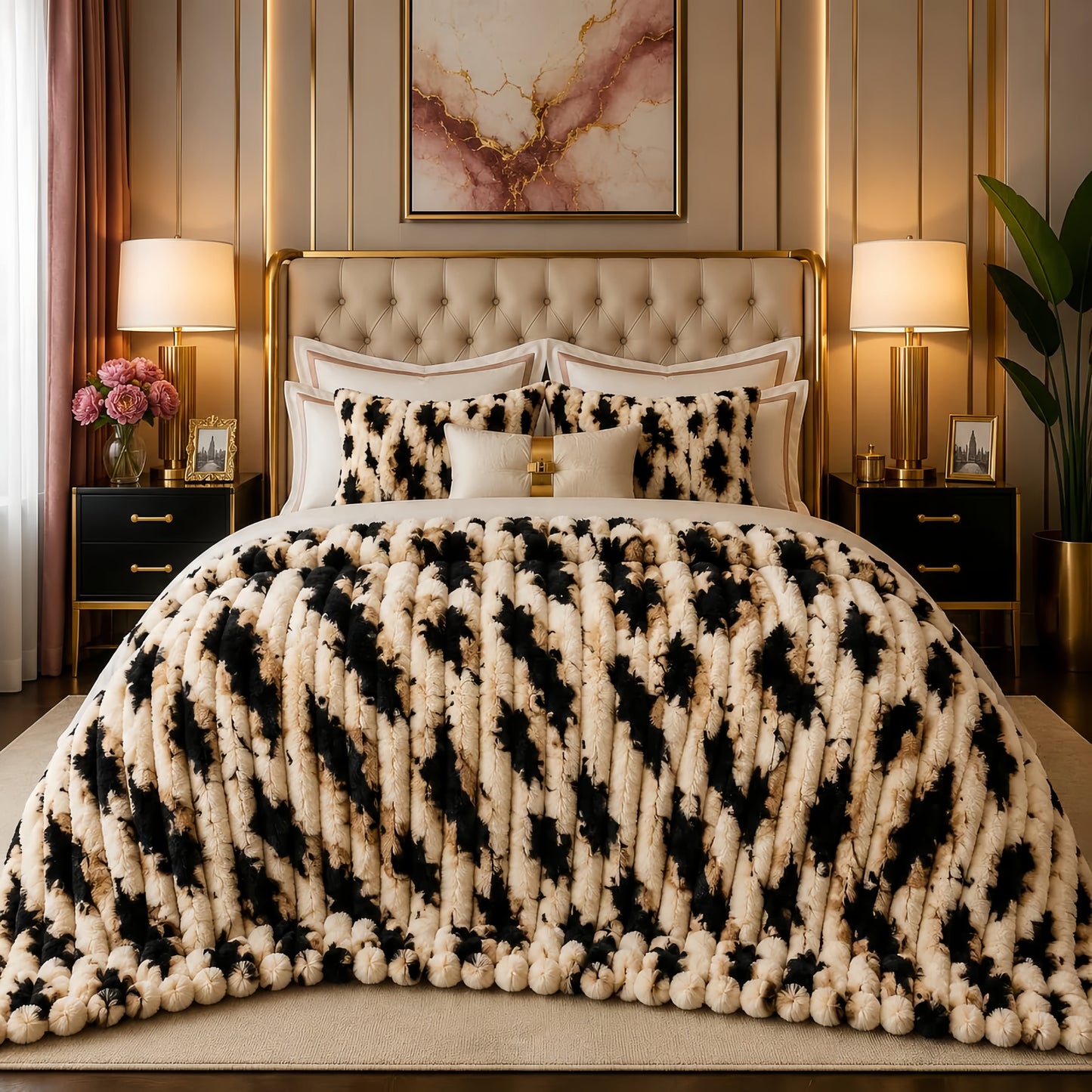 Luxury Puffy Ac blanket (DZN 102)