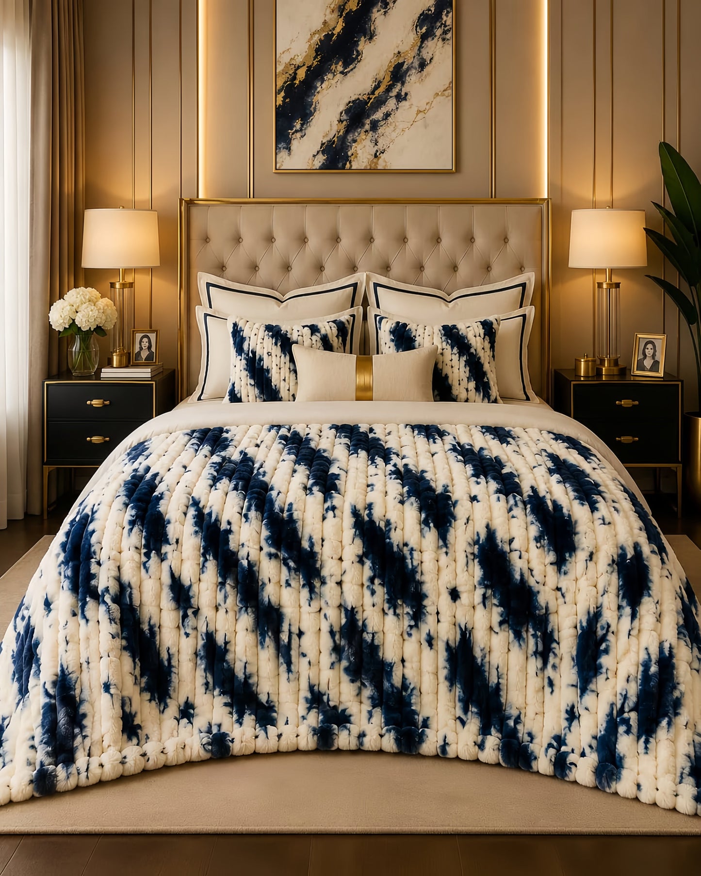 Luxury Puffy Ac blanket (DZN 099)