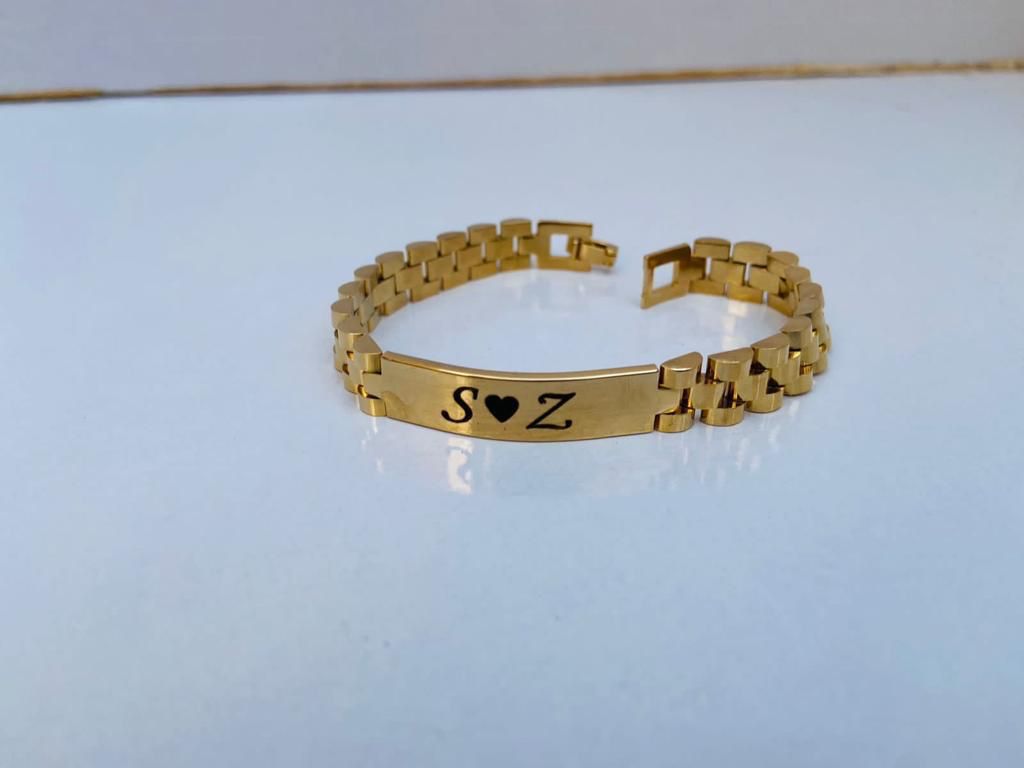 Engraved  Name Bracelet