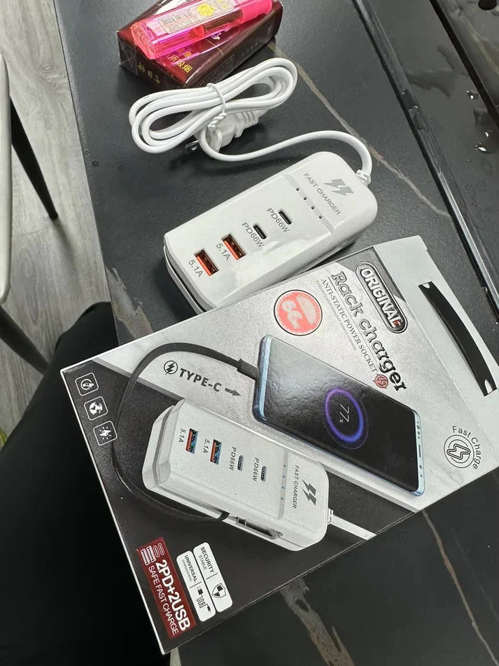 Rack Charger 2PD+2USB Safe Fast Charge