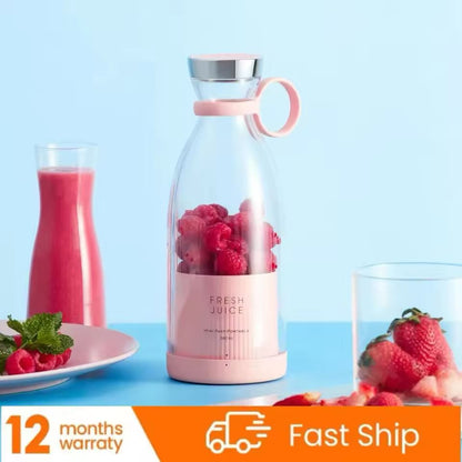 Portable Rechargeable juicer blender wireless mixer fresh juice 350ml With charger