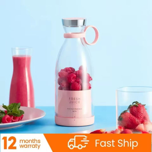 Portable Rechargeable juicer blender wireless mixer fresh juice 350ml With charger
