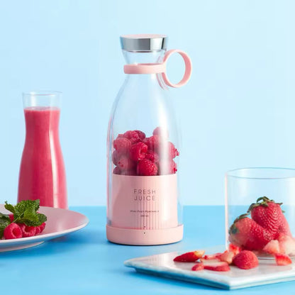 Portable Rechargeable juicer blender wireless mixer fresh juice 350ml With charger